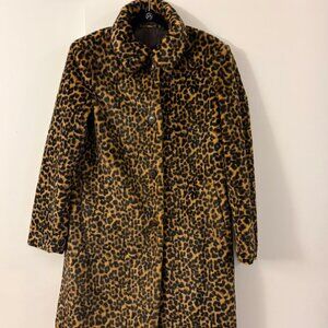 & Other Stories Faux Fur Leopard Coat (NEW)